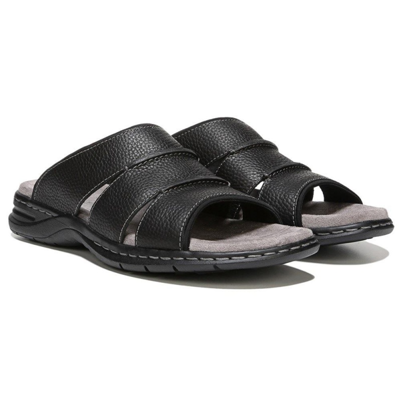 Dr. Scholl\'s Gordon Miesten Slide Sandaalit Mustat | BKFPN-3015