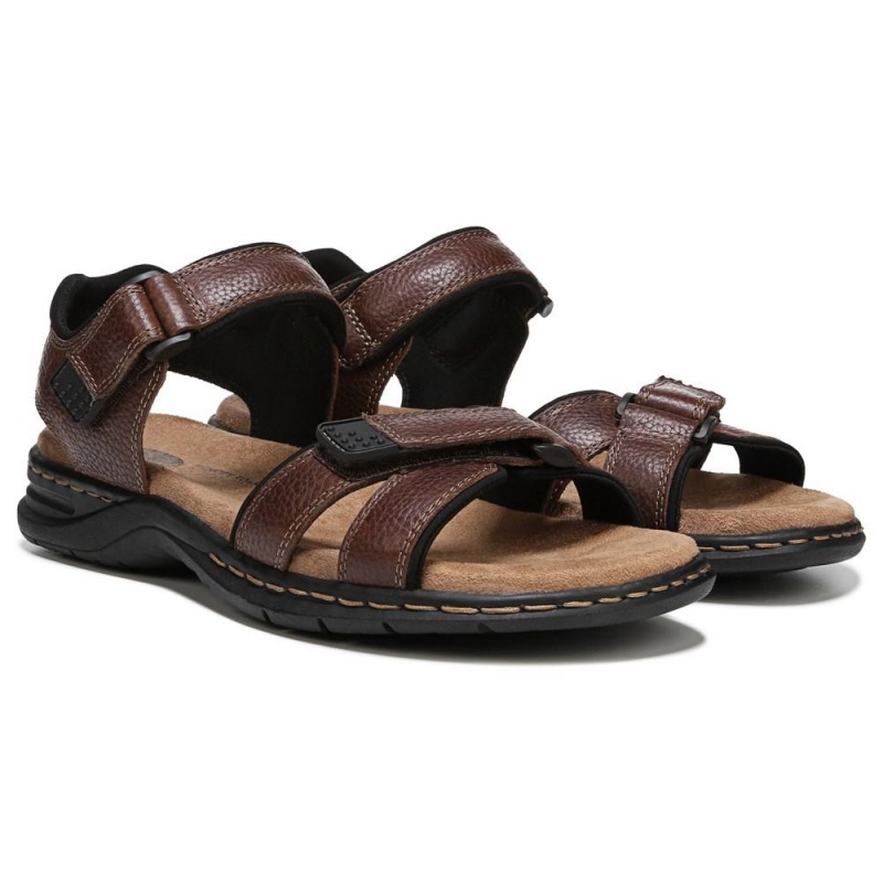 Dr. Scholl\'s Gus Miesten Sandaalit Ruskea | ONEKF-9420