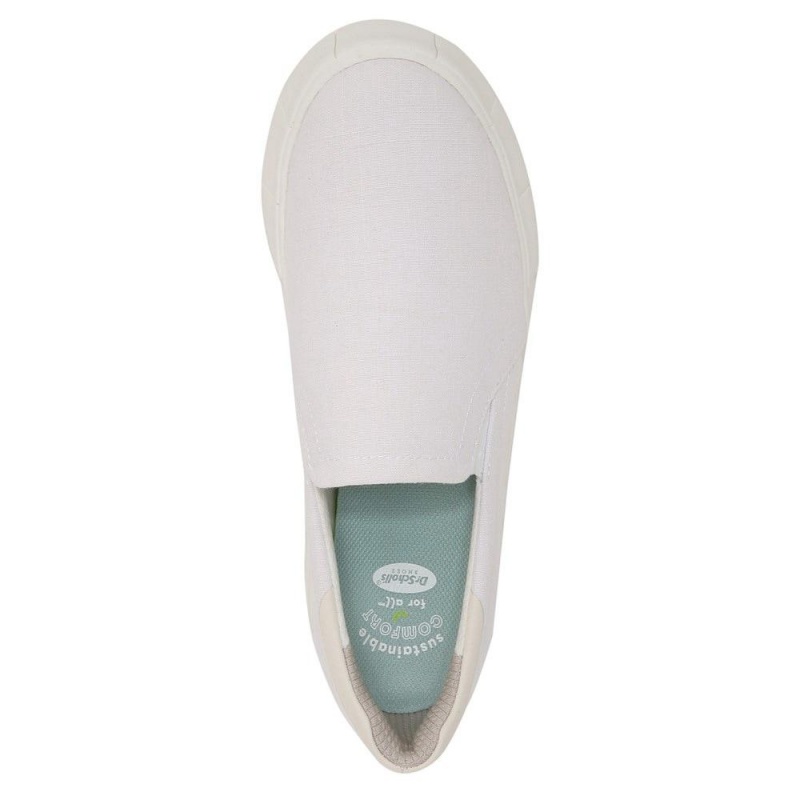 Dr. Scholl's Happiness Lo Naisten Slip On Tennarit Valkoinen | ZXOTD-2045