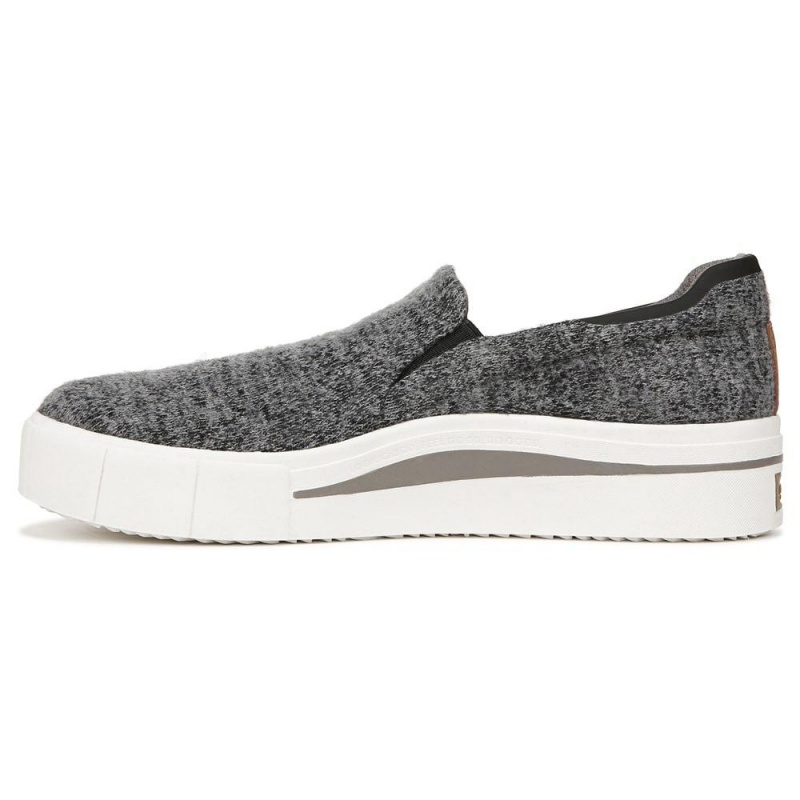 Dr. Scholl's Happiness Lo Naisten Slip On Tennarit Tummanharmaat | SLINV-3167