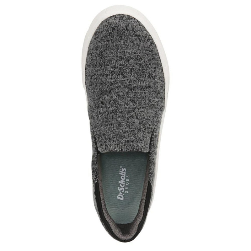 Dr. Scholl's Happiness Lo Naisten Slip On Tennarit Tummanharmaat | SLINV-3167