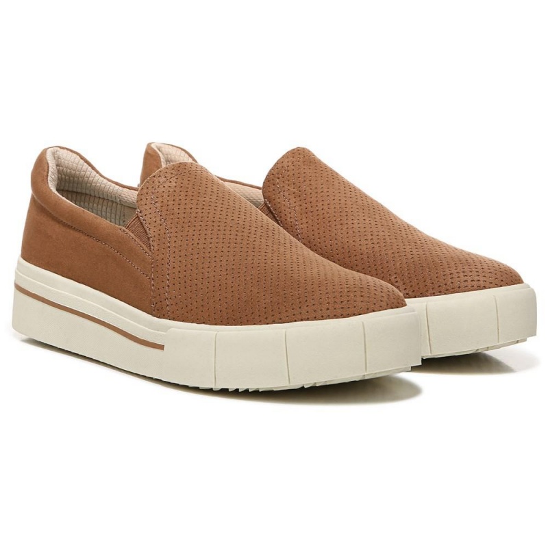 Dr. Scholl\'s Happiness Lo Naisten Slip On Tennarit Ruskea | WIFVG-4153