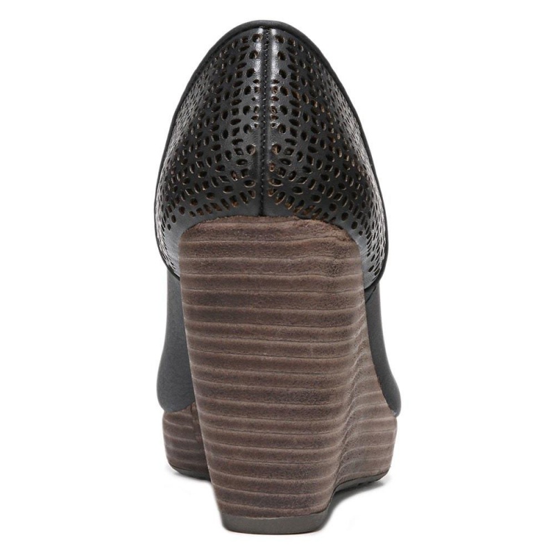 Dr. Scholl's Harlow Wedge Naisten Saappaat Mustat | IUNFJ-3859