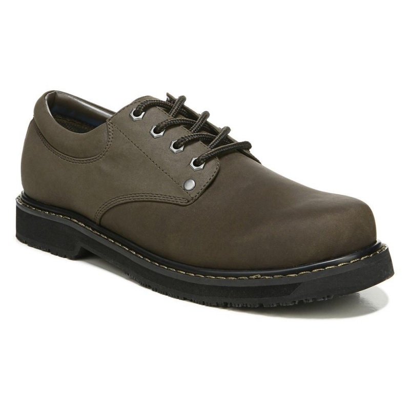 Dr. Scholl's Harrington II Slip Resistant Miesten Oxford Kengät Ruskea | UKSJN-3759