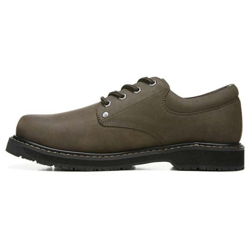 Dr. Scholl's Harrington II Slip Resistant Miesten Oxford Kengät Ruskea | UKSJN-3759