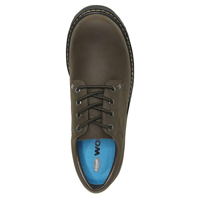 Dr. Scholl's Harrington II Slip Resistant Miesten Oxford Kengät Ruskea | UKSJN-3759