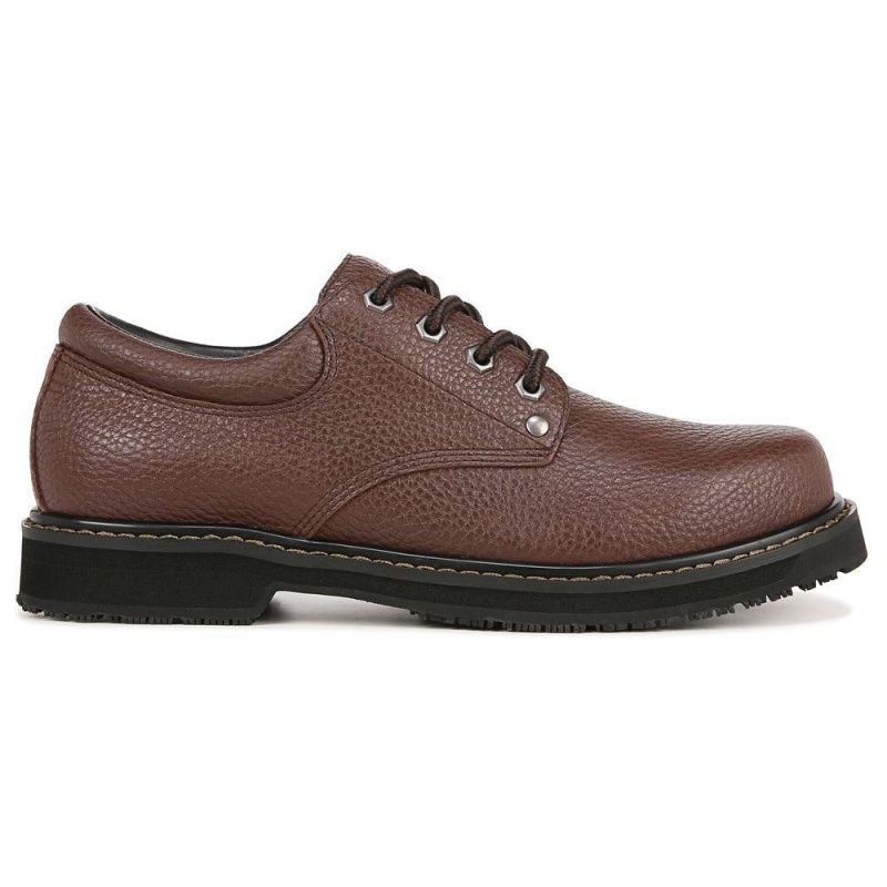 Dr. Scholl's Harrington II Slip Resistant Miesten Oxford Kengät Ruskea | LHAST-7356