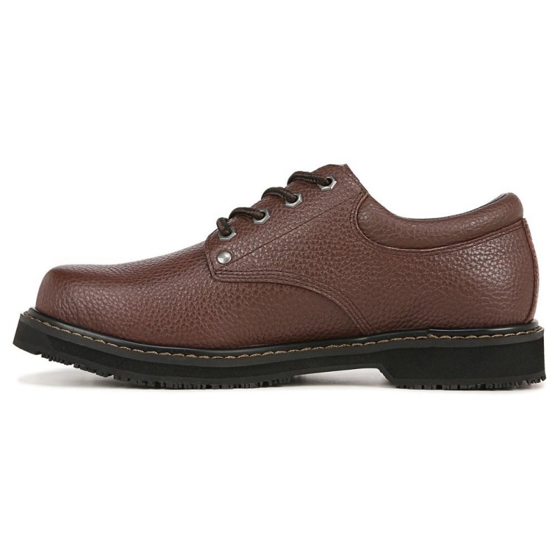 Dr. Scholl's Harrington II Slip Resistant Miesten Oxford Kengät Ruskea | LHAST-7356