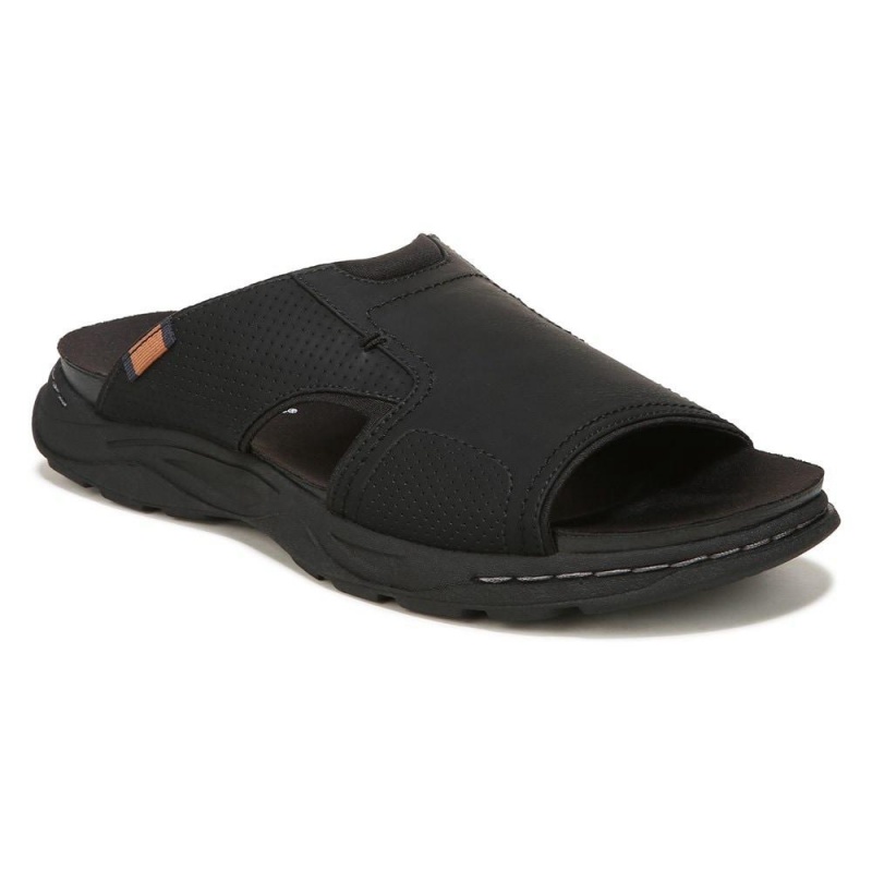 Dr. Scholl's Hawthorne Miesten Slide Sandaalit Mustat | LWYOB-3852