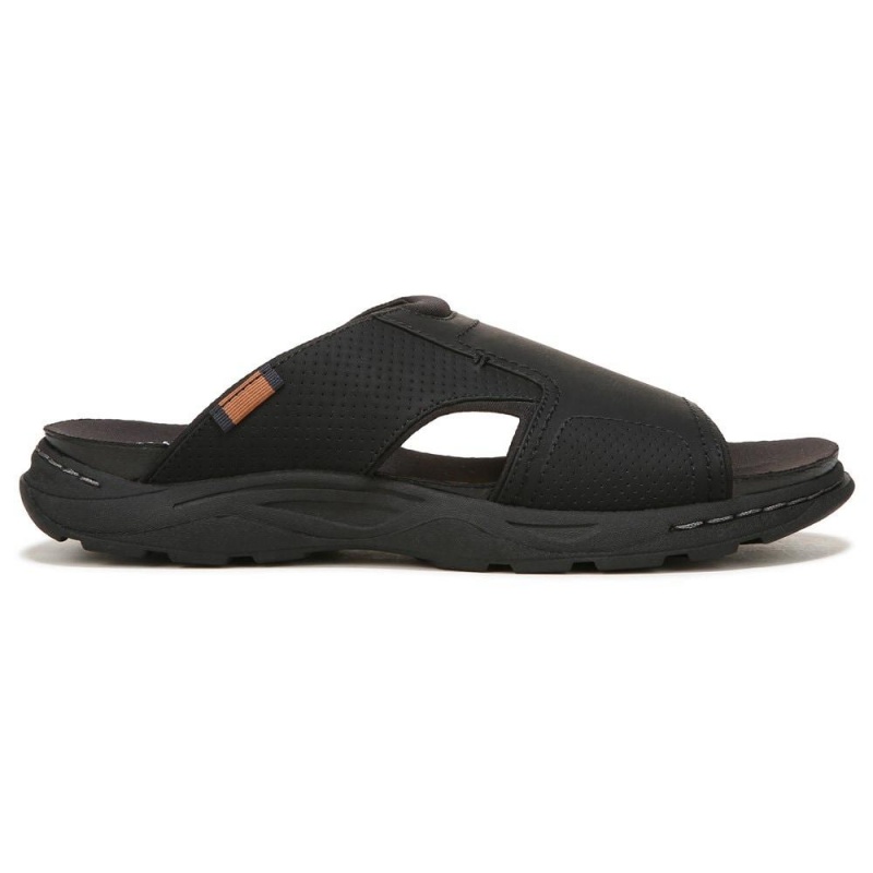 Dr. Scholl's Hawthorne Miesten Slide Sandaalit Mustat | LWYOB-3852