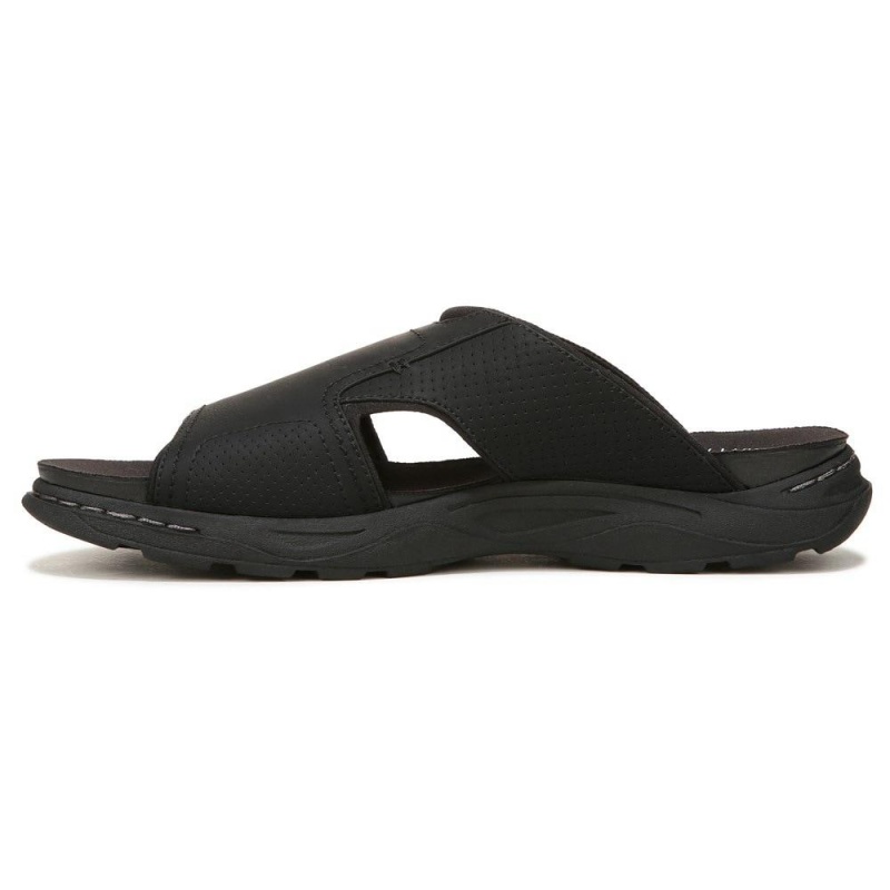 Dr. Scholl's Hawthorne Miesten Slide Sandaalit Mustat | LWYOB-3852