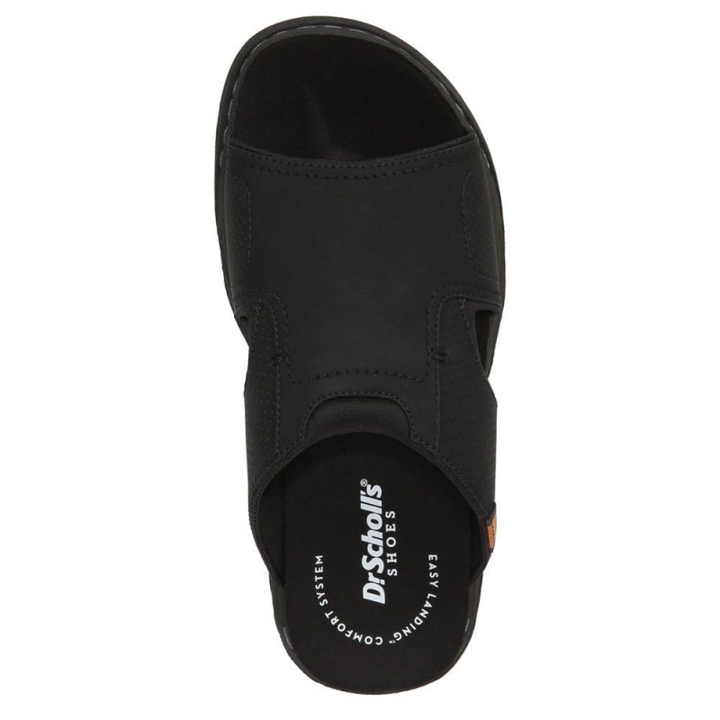 Dr. Scholl's Hawthorne Miesten Slide Sandaalit Mustat | LWYOB-3852
