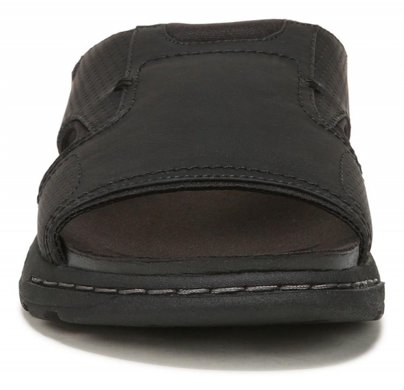 Dr. Scholl's Hawthorne Miesten Slide Sandaalit Mustat | LWYOB-3852