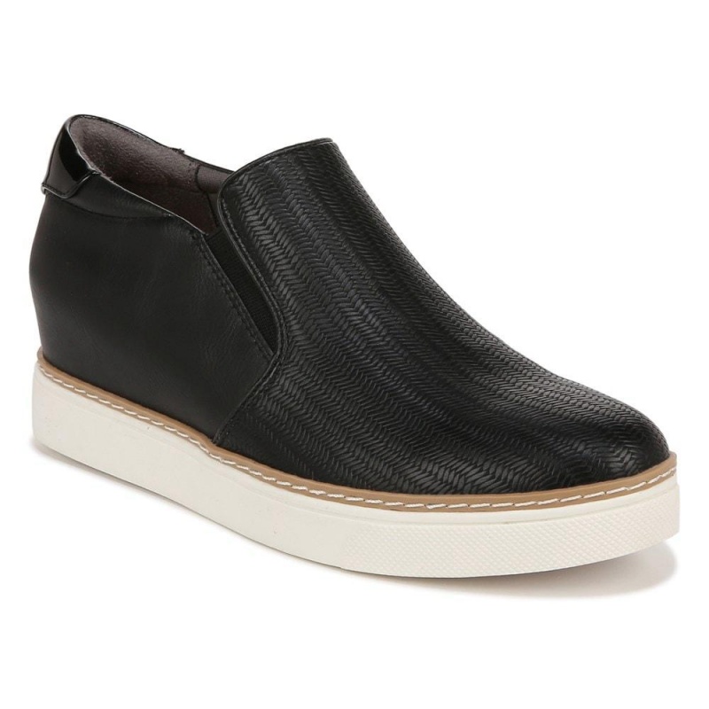 Dr. Scholl's If Only Wedge Naisten High Top Sneakers Mustat | VYLMN-4892