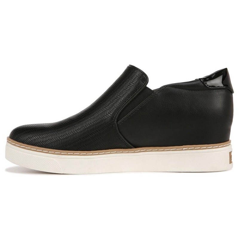 Dr. Scholl's If Only Wedge Naisten High Top Sneakers Mustat | VYLMN-4892