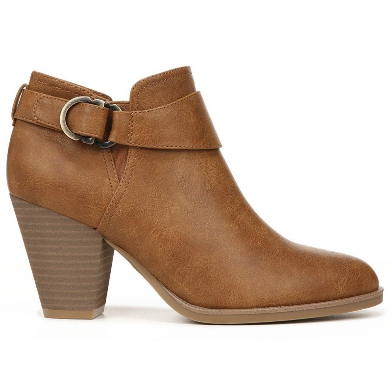 Dr. Scholl's Kickstart Block Naisten Korkokengät Saappaat Ruskea | FQXJP-2489