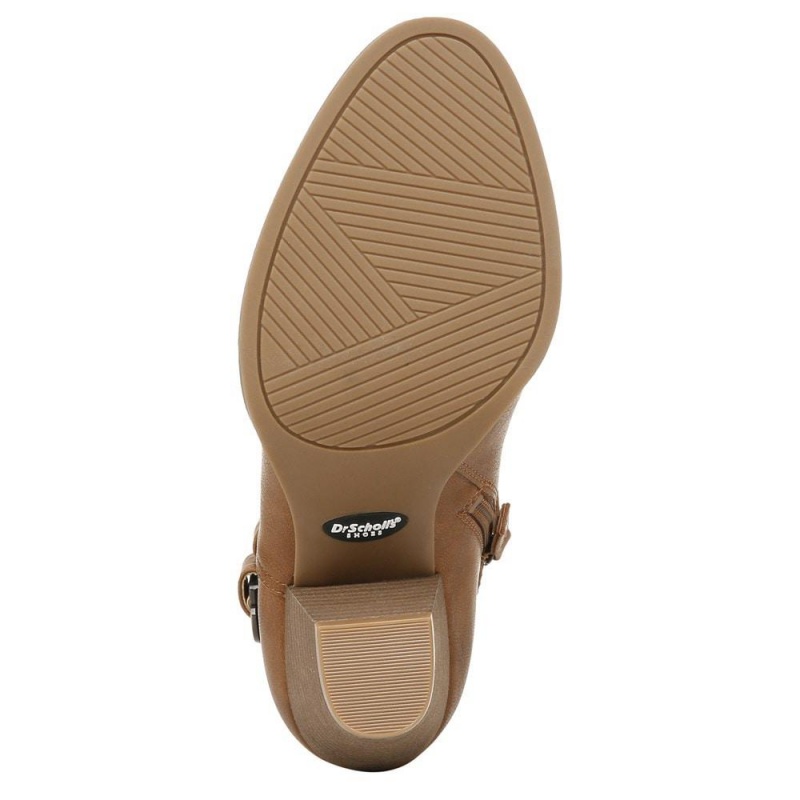 Dr. Scholl's Kickstart Block Naisten Korkokengät Saappaat Ruskea | FQXJP-2489