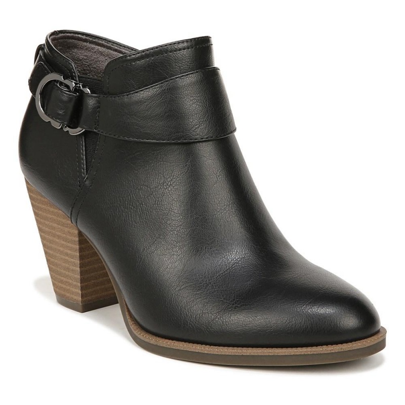 Dr. Scholl's Kickstart Block Naisten Korkokengät Saappaat Mustat | COQTX-4097