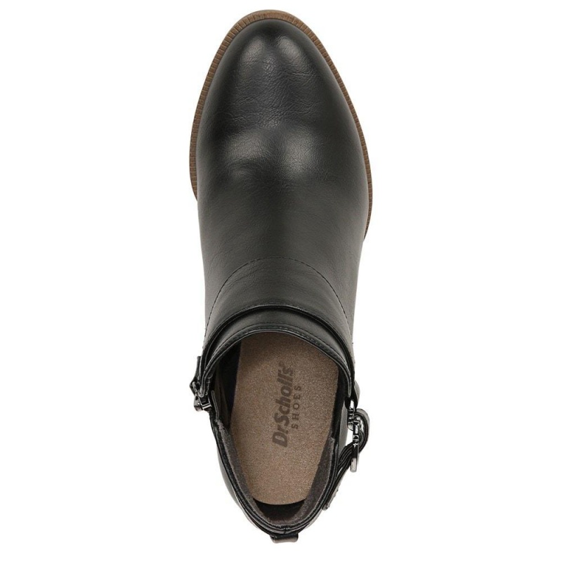 Dr. Scholl's Kickstart Block Naisten Korkokengät Saappaat Mustat | COQTX-4097
