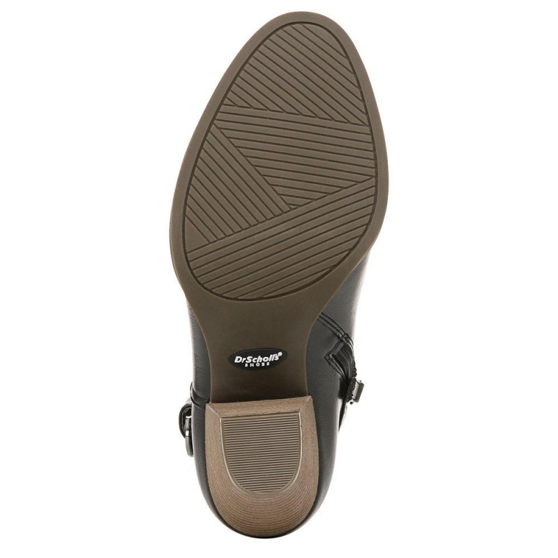 Dr. Scholl's Kickstart Block Naisten Korkokengät Saappaat Mustat | COQTX-4097