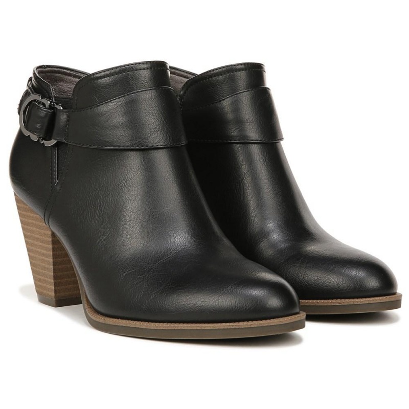 Dr. Scholl\'s Kickstart Block Naisten Korkokengät Saappaat Mustat | COQTX-4097