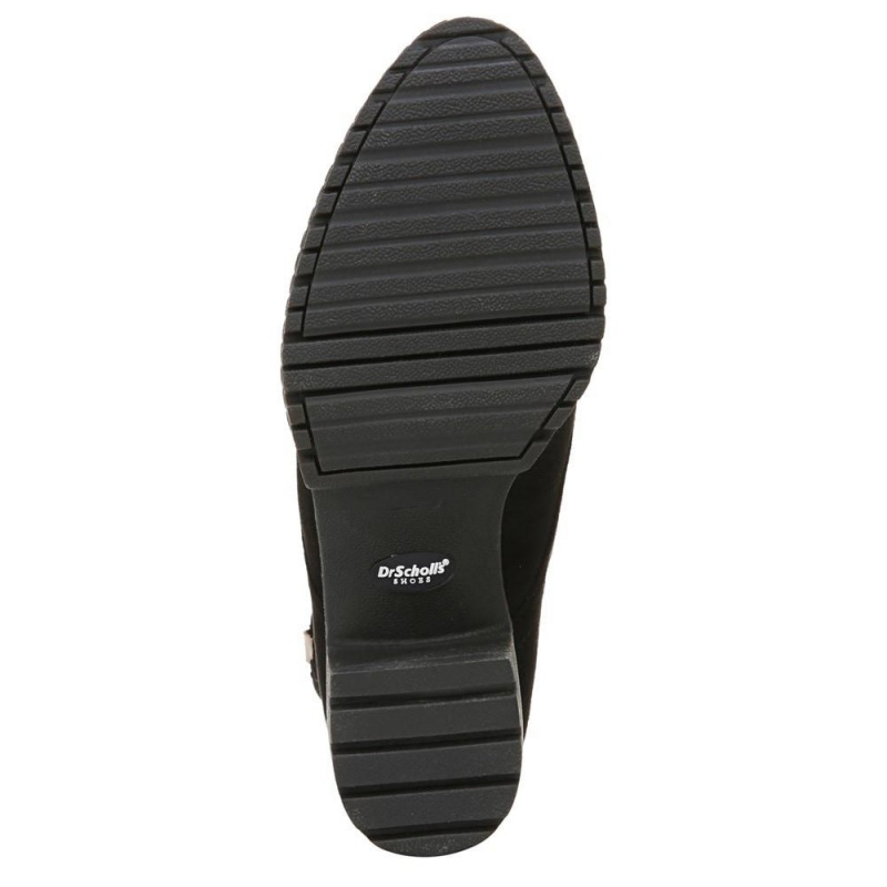Dr. Scholl's Laurence Block Naisten Korkokengät Saappaat Mustat | SCAXF-5194