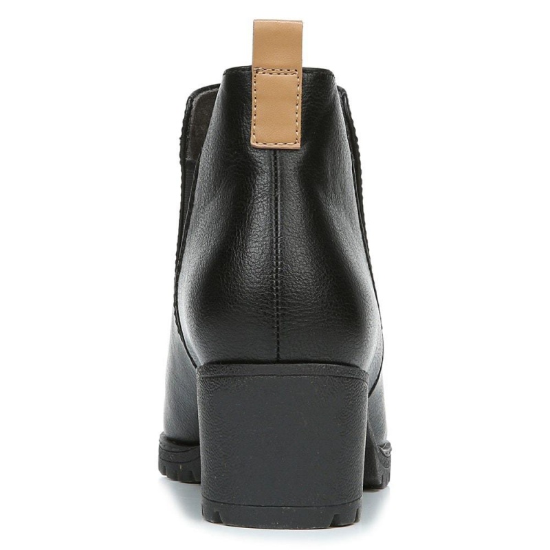 Dr. Scholl's London Block Heel Naisten Saappaat Mustat | MQHIP-4726