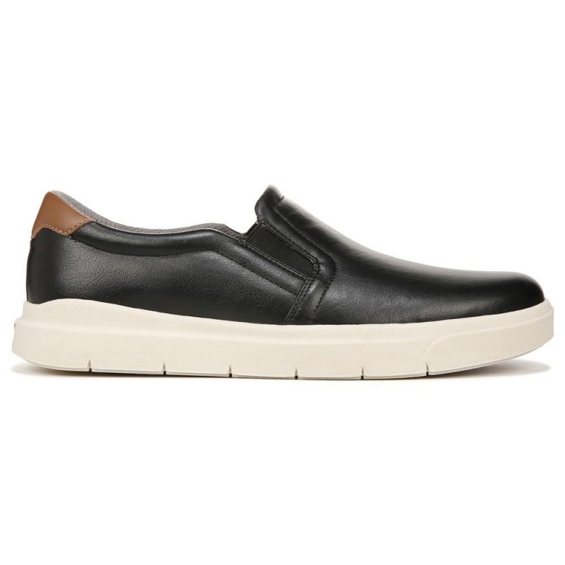 Dr. Scholl's Madison Miesten Slip On Tennarit Mustat | HIKLU-0132
