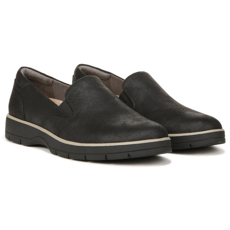Dr. Scholl\'s Next One Medium/Leveät Naisten Slip On Tennarit Mustat | TUORQ-7916