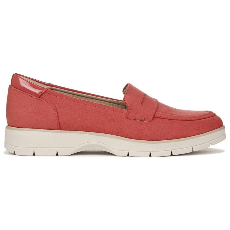 Dr. Scholl's Nice Day Medium/Leveät Naisten Loafers Punainen | PCDMI-5791