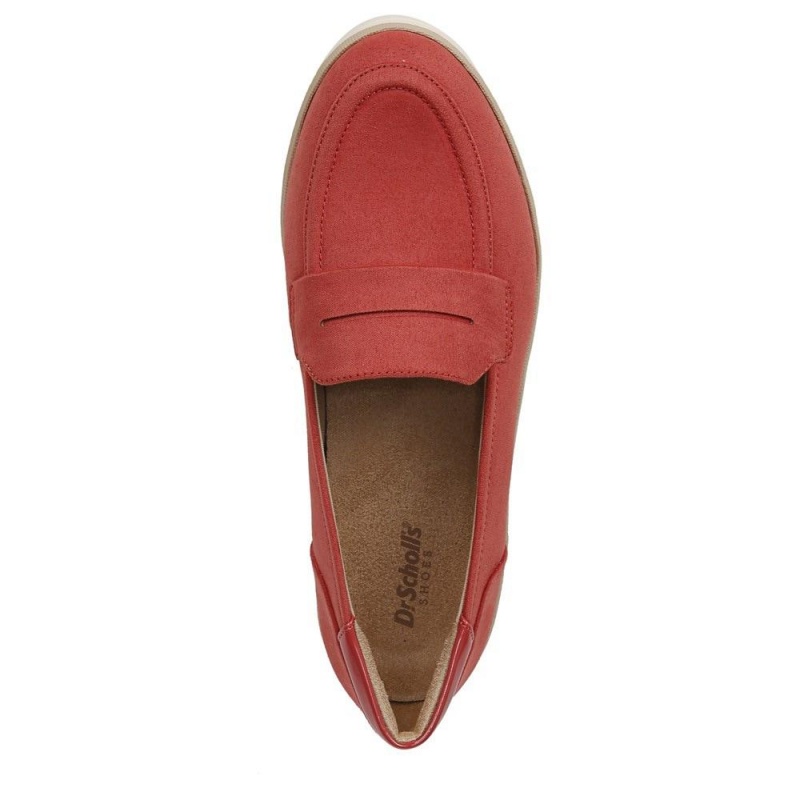 Dr. Scholl's Nice Day Medium/Leveät Naisten Loafers Punainen | PCDMI-5791