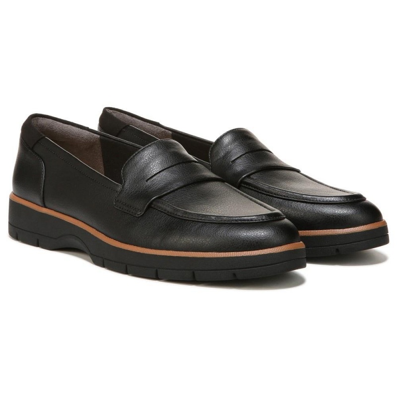 Dr. Scholl\'s Nice Day Medium/Leveät Naisten Loafers Mustat | CNIBG-5360