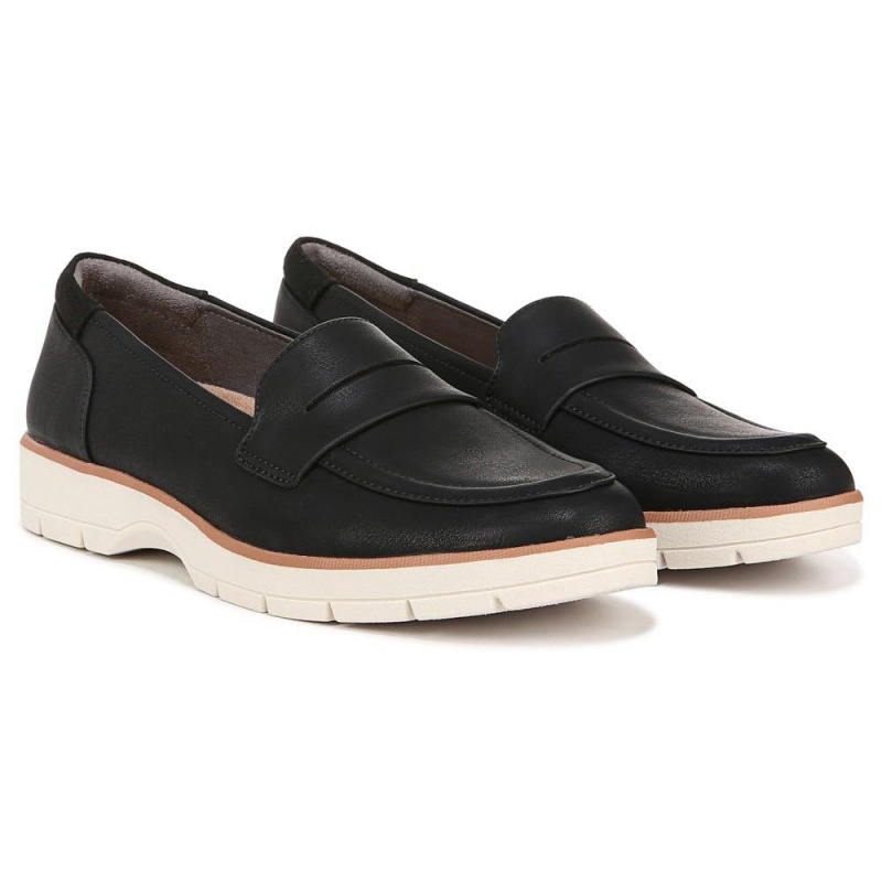 Dr. Scholl\'s Nice Day Medium/Leveät Naisten Loafers Mustat | YZEKL-3547