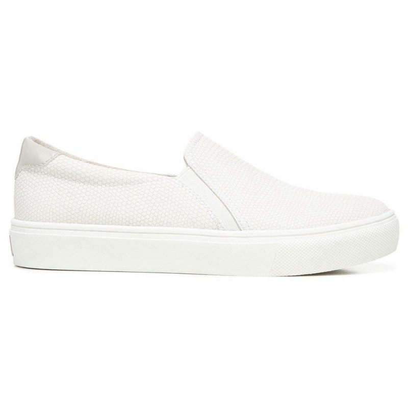 Dr. Scholl's Nova Naisten Slip On Tennarit Valkoinen Käärmeennahka | XWBKQ-1965