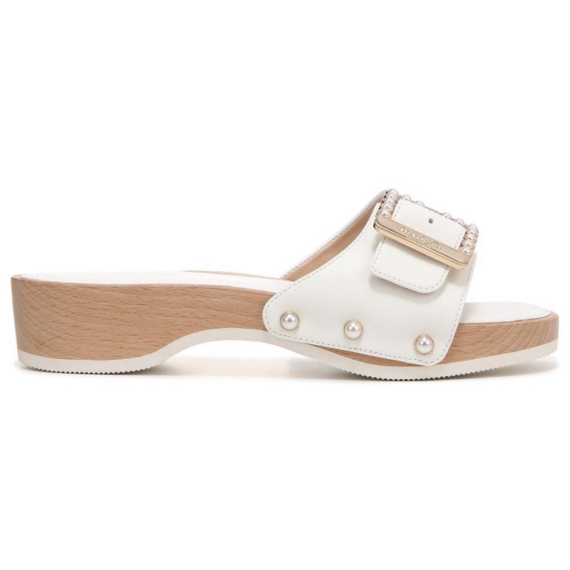 Dr. Scholl's Original Mod Naisten Platform Sandaalit Valkoinen | FUROM-5106