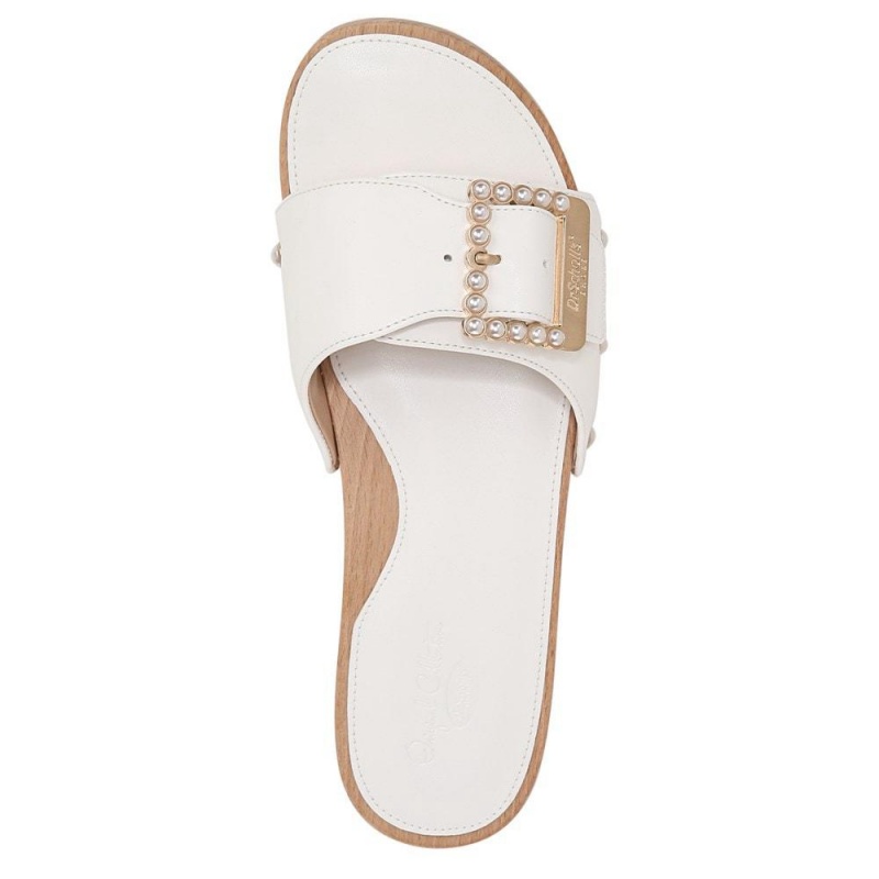 Dr. Scholl's Original Mod Naisten Platform Sandaalit Valkoinen | FUROM-5106