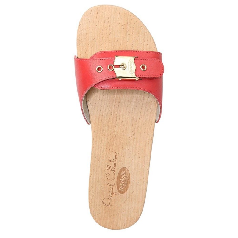Dr. Scholl's Original Naisten Slide Sandaalit Punainen | IFTKR-3159