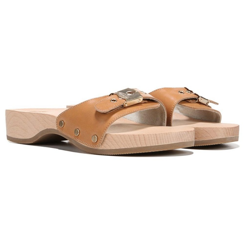 Dr. Scholl\'s Original Naisten Slide Sandaalit Ruskea | SFYNB-5027