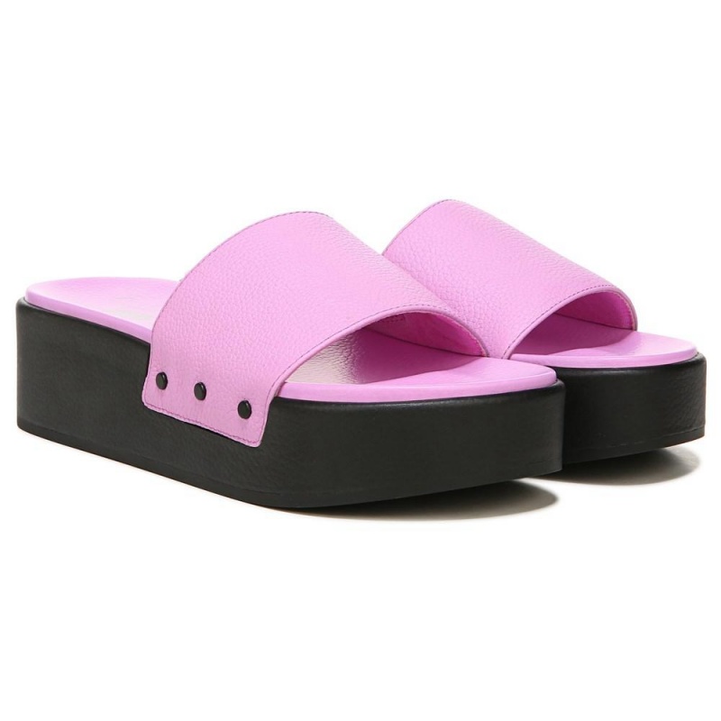 Dr. Scholl\'s Pisces Max Rantasandaalit Naisten Platform Sandaalit Violetit | TWBXN-3652