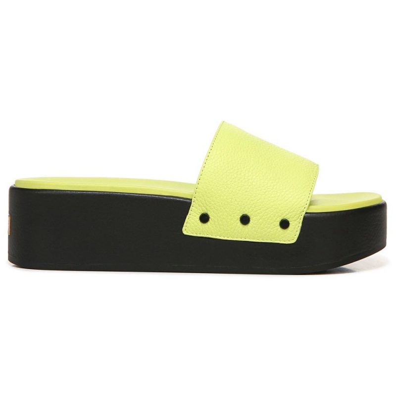 Dr. Scholl's Pisces Max Rantasandaalit Naisten Platform Sandaalit Vihreä | HBOWJ-4927