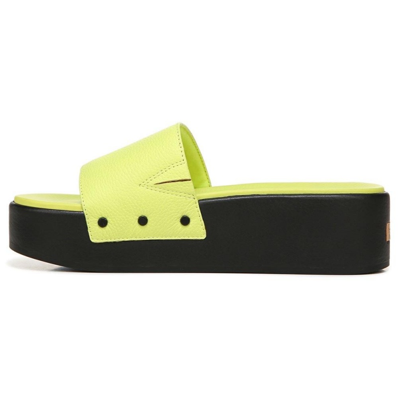 Dr. Scholl's Pisces Max Rantasandaalit Naisten Platform Sandaalit Vihreä | HBOWJ-4927