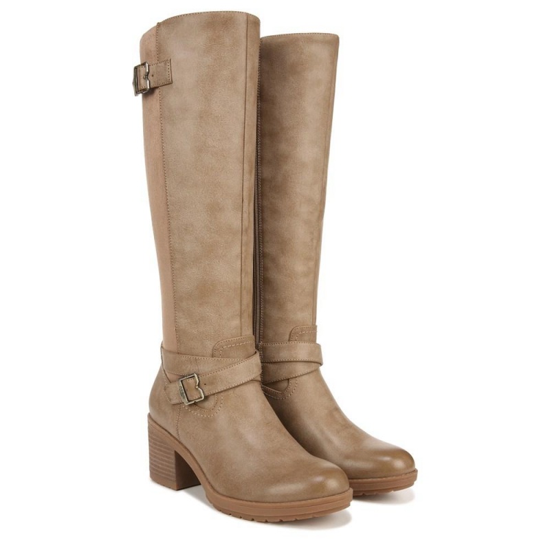 Dr. Scholl\'s Prairie Block Heel Korkeat Naisten Knee-High Boots Ruskea | NIAPC-0475