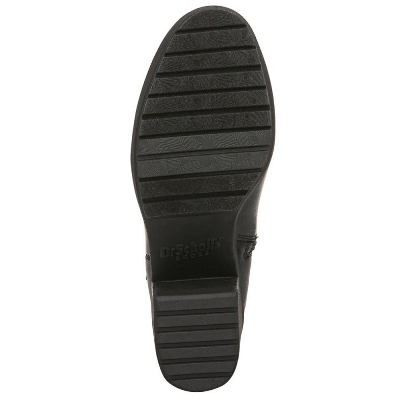 Dr. Scholl's Prairie Block Heel Korkeat Naisten Knee-High Boots Mustat | HWVFO-4389