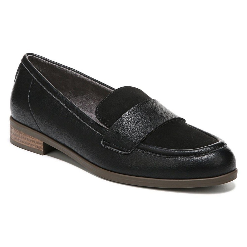 Dr. Scholl's Rate Moc Varvas Naisten Loafers Mustat | TAOIS-1203