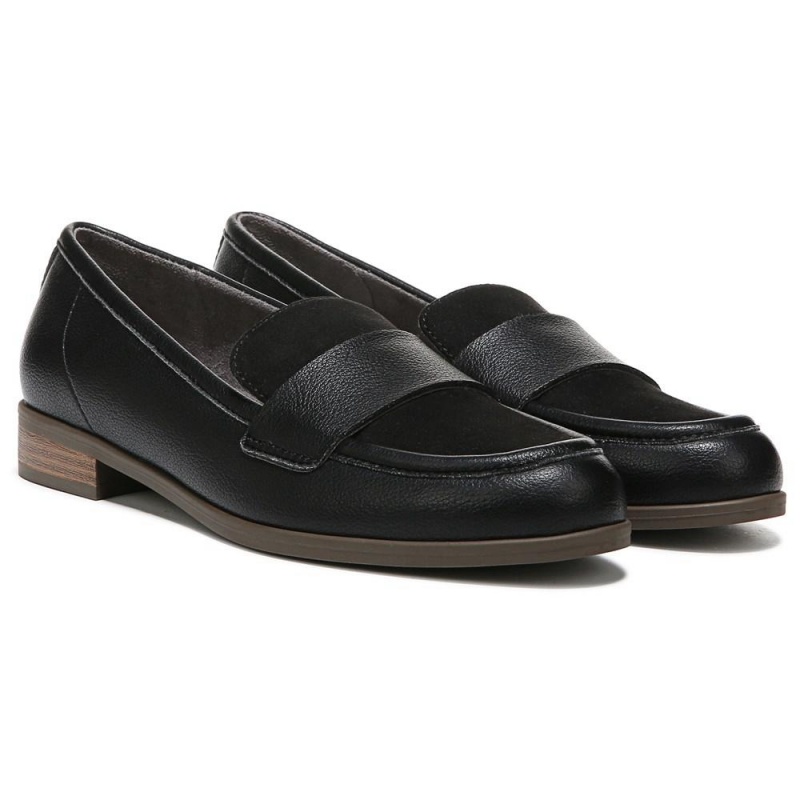 Dr. Scholl\'s Rate Moc Varvas Naisten Loafers Mustat | TAOIS-1203