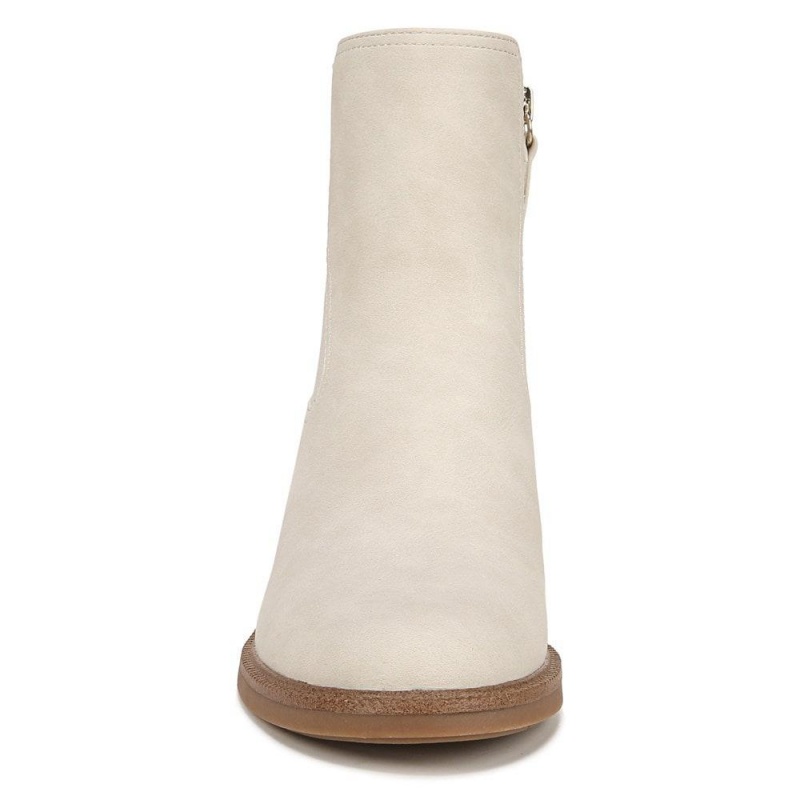 Dr. Scholl's Redux Block Heel Chelsea Naisten Western Saappaat Valkoinen | OWULH-0189