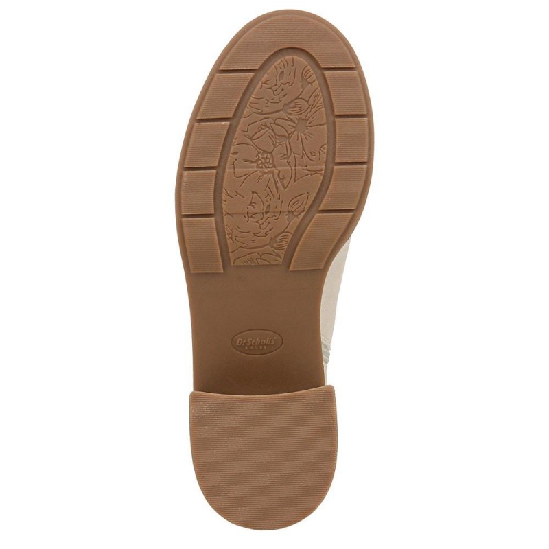 Dr. Scholl's Redux Block Heel Chelsea Naisten Western Saappaat Valkoinen | OWULH-0189