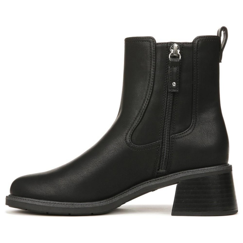 Dr. Scholl's Redux Block Heel Chelsea Naisten Western Saappaat Mustat | RQPOB-4728