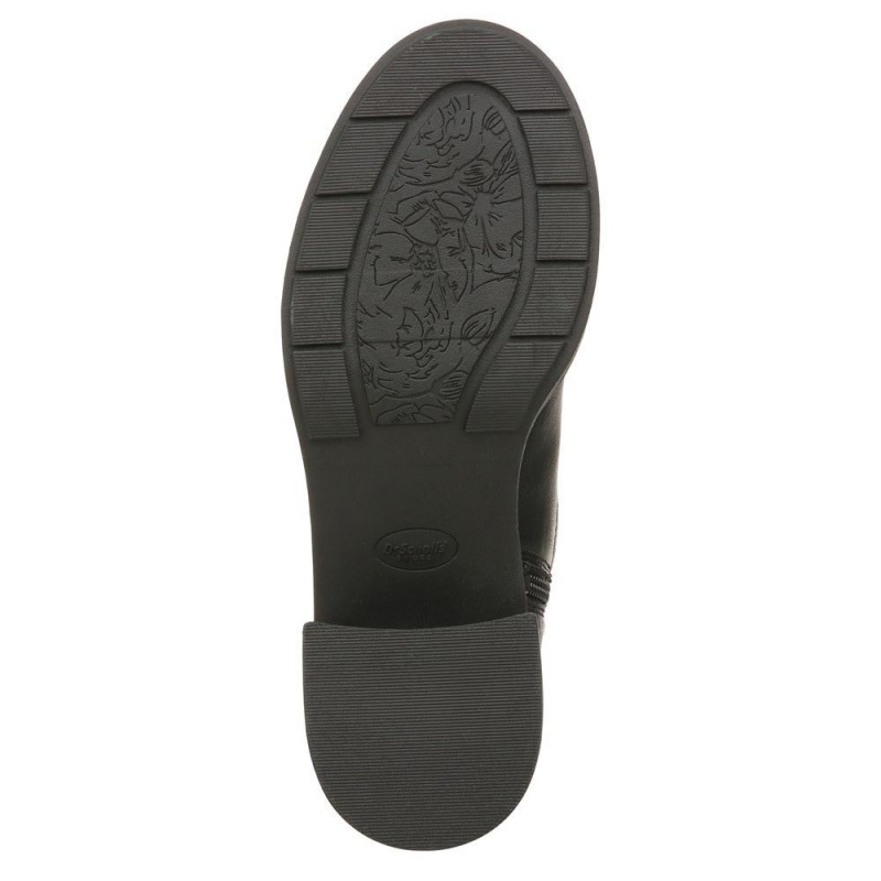Dr. Scholl's Redux Block Heel Chelsea Naisten Western Saappaat Mustat | RQPOB-4728