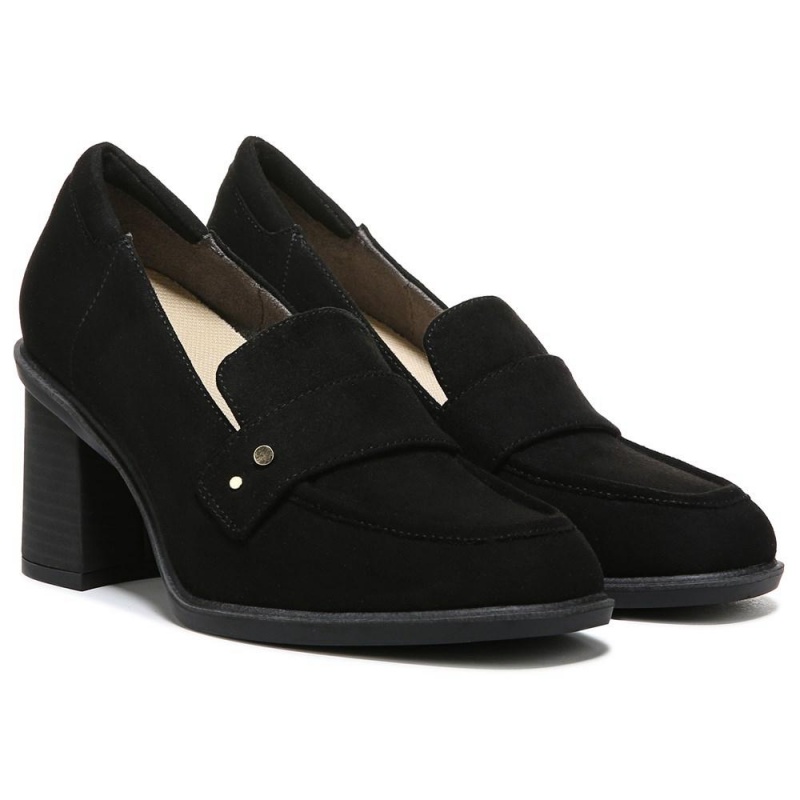 Dr. Scholl\'s Rumors Block Heel Naisten Korkokengät Mustat | JTHFQ-9403